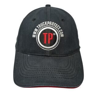 Truck Protect Neck-it Strapback Baseball Cap Black OS Adjustable Triple Crown